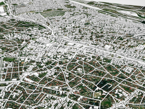 Cityscape Craiova Romania Model 3D