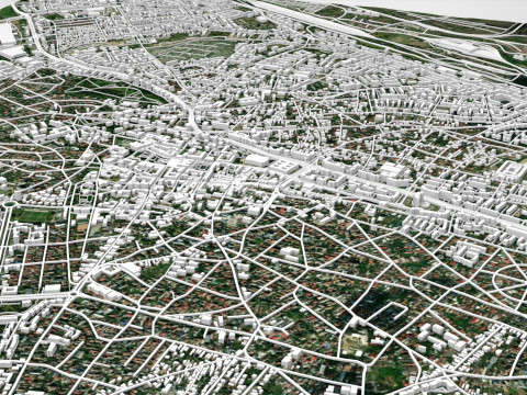 Cityscape Craiova Romania Model 3D