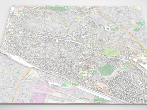 Cityscape Craiova Romania 3D Модель
