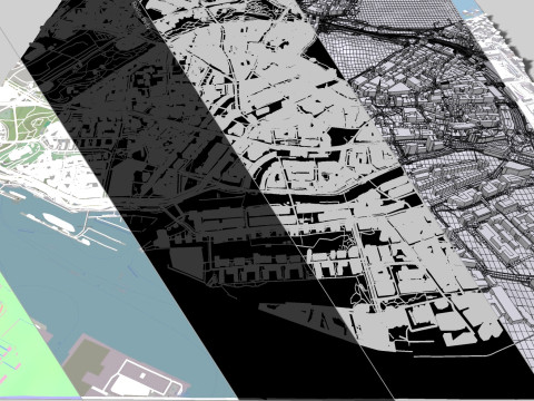 Cityscape Hamburg Germany Modelo 3D