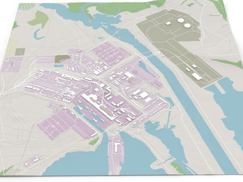 Kursk Nuclear Power Plant Model 3D