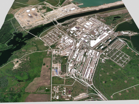 Kursk Nuclear Power Plant Model 3D
