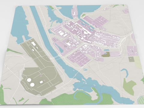 Kursk Nuclear Power Plant Model 3D