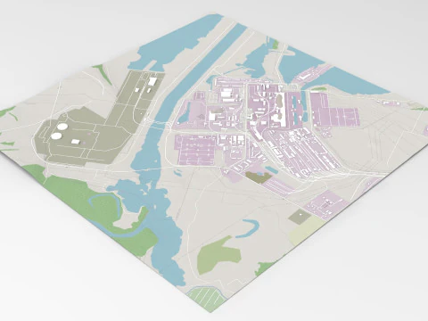 Kursk Nuclear Power Plant 3D Model