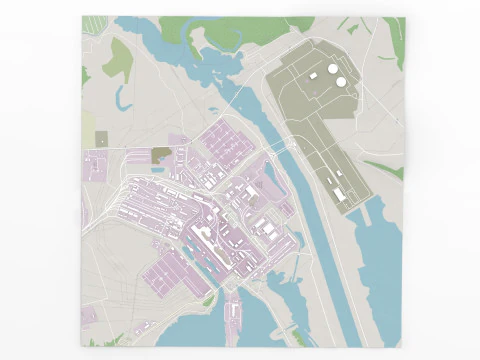 Kursk Nuclear Power Plant 3D Model