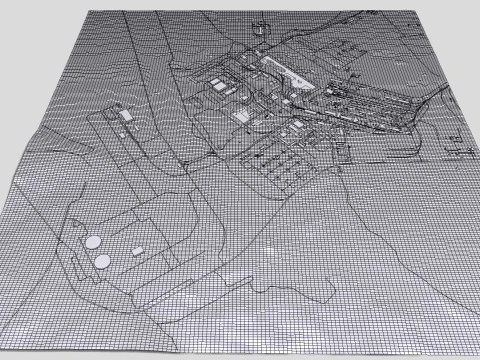 Kursk Nuclear Power Plant 3D Model