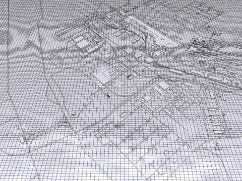 Kursk Nuclear Power Plant 3D Model