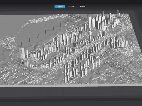 Dubai Marina United Arab Emirates 3D Model