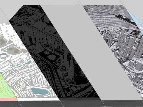 Dubai Marina United Arab Emirates 3D Model
