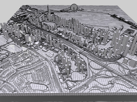 Dubai Marina United Arab Emirates Model 3D