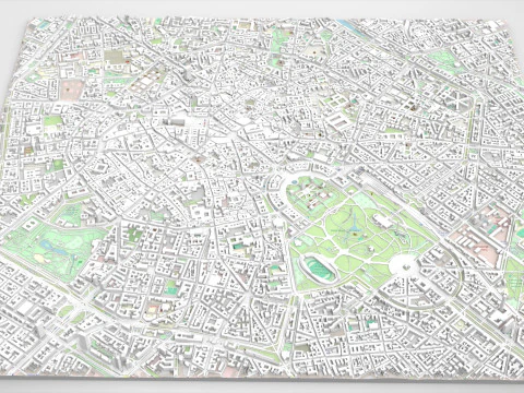 Paisaje urbano Mil&aacute;n Italia Modelo 3D