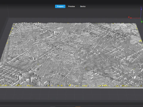 Cityscape Milan Italy 3D Model