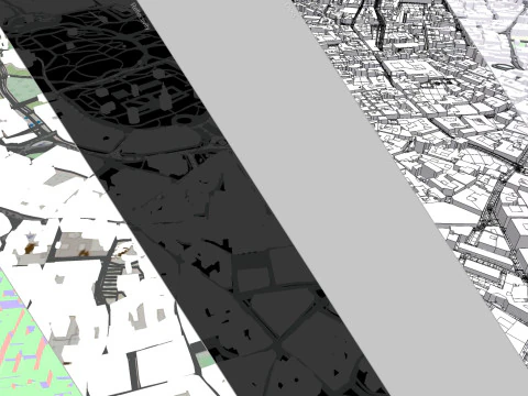 Cityscape Milan Italy 3D Model