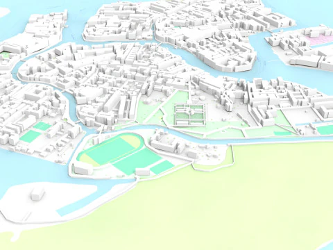 Het eiland Murano Veneti&euml; Itali&euml; 3D Model