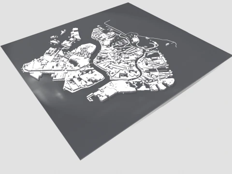 Het eiland Murano Veneti&euml; Itali&euml; 3D Model