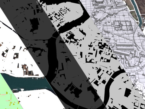 The island of Murano Venice Italy 3D Model