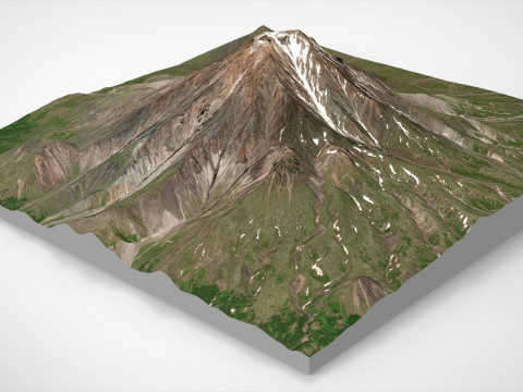 Volcano Bolshaya Udina 3D Модель