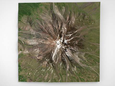 Volcano Bolshaya Udina Modèle 3D