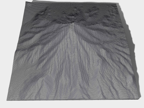 Volcano Bolshaya Udina Modèle 3D