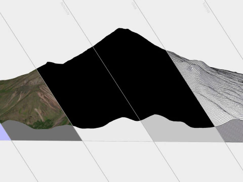 Volcano Bolshaya Udina 3D Model