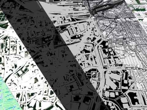 Cityscape Halle Germany 3D Model