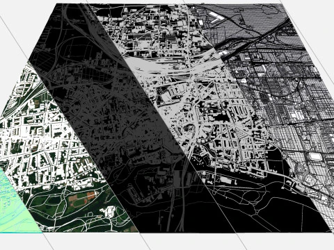 Cityscape Halle Germany 3D Model