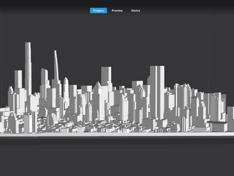 Cityscape New York USA fragment city 3D Модель