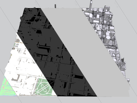Cityscape Philadelphia USA Model 3D