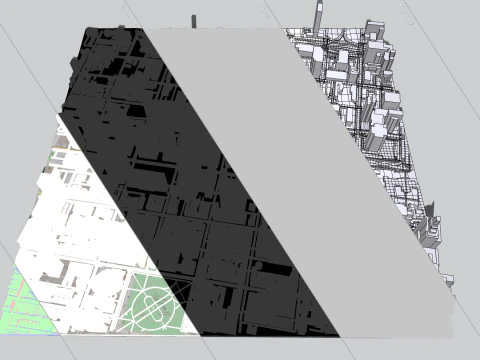 Cityscape Philadelphia USA 3D Model