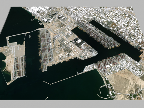 Port of Jebel AliJebel Ali Dubai United Arab Emirates Modello 3D