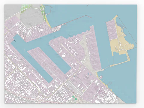 Porto de Jebel Ali Jebel Ali Dubai Emirados &Aacute;rabes Unidos Modelo 3D