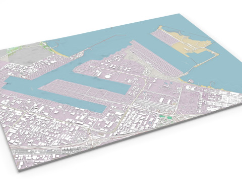 Port of Jebel AliJebel Ali Dubai United Arab Emirates 3D 모델