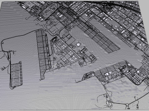 Port of Jebel AliJebel Ali Dubai United Arab Emirates 3D 모델