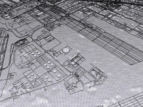 Porto de Jebel Ali Jebel Ali Dubai Emirados &Aacute;rabes Unidos Modelo 3D