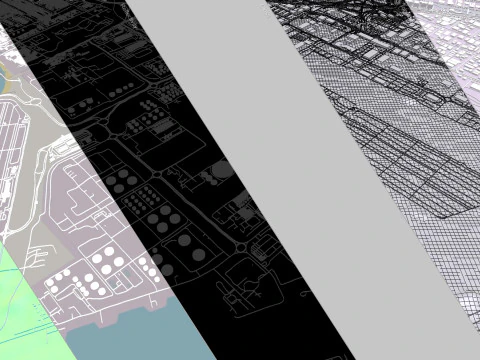 Porto de Jebel Ali Jebel Ali Dubai Emirados &Aacute;rabes Unidos Modelo 3D