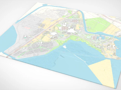 Cityscape Yas Park North Abu Dhabi 3D Model
