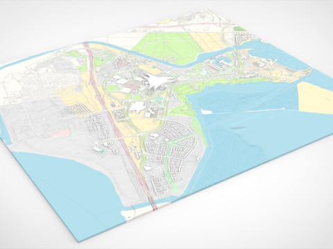 Cityscape Yas Park North Abu Dhabi 3D 모델