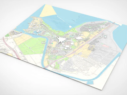 Cityscape Yas Park North Abu Dhabi 3D Model