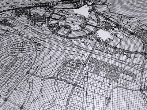 Cityscape Yas Park North Abu Dhabi 3D 모델