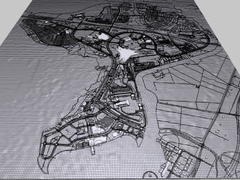 Cityscape Yas Park North Abu Dhabi 3D 모델