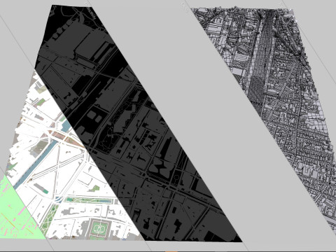 Cityscape Brussels Belgium 3D Model
