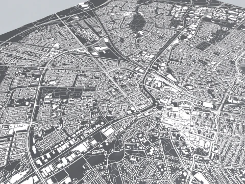 Cityscape Apeldoorn Netherlands 3D Model