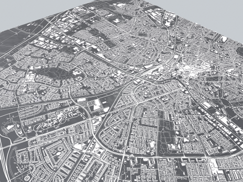 Cityscape Apeldoorn Netherlands 3D Модель