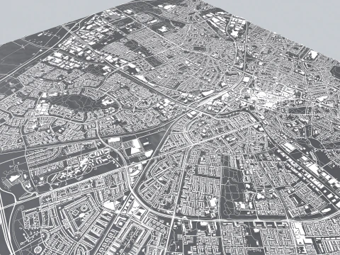 Cityscape Apeldoorn Netherlands 3D Model