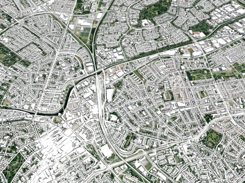 Cityscape Apeldoorn Netherlands 3D Model