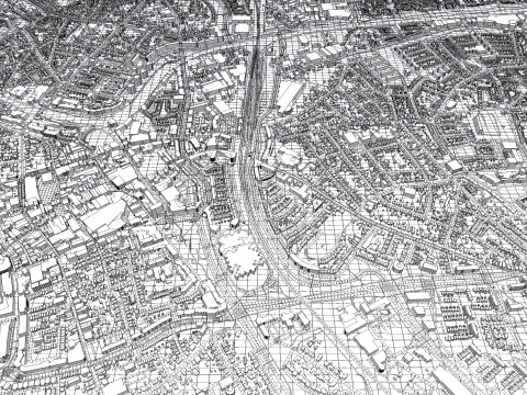 Cityscape Apeldoorn Netherlands 3D Model