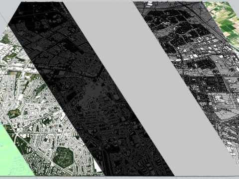 Cityscape Apeldoorn Netherlands 3D Model