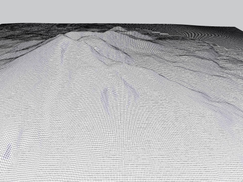 Island Harimkotan Kuril Islands 3Dモデル