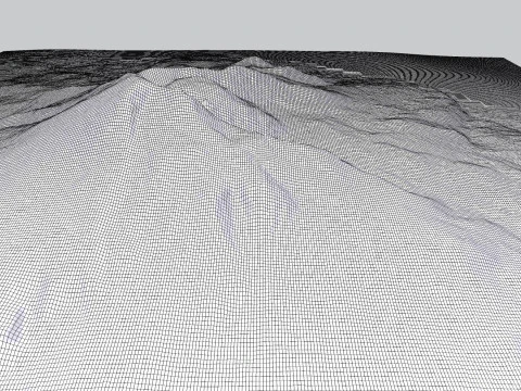 Island Harimkotan Kuril Islands 3D Model