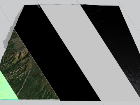 Volcano Shiveluch Kamchatka 3D Model